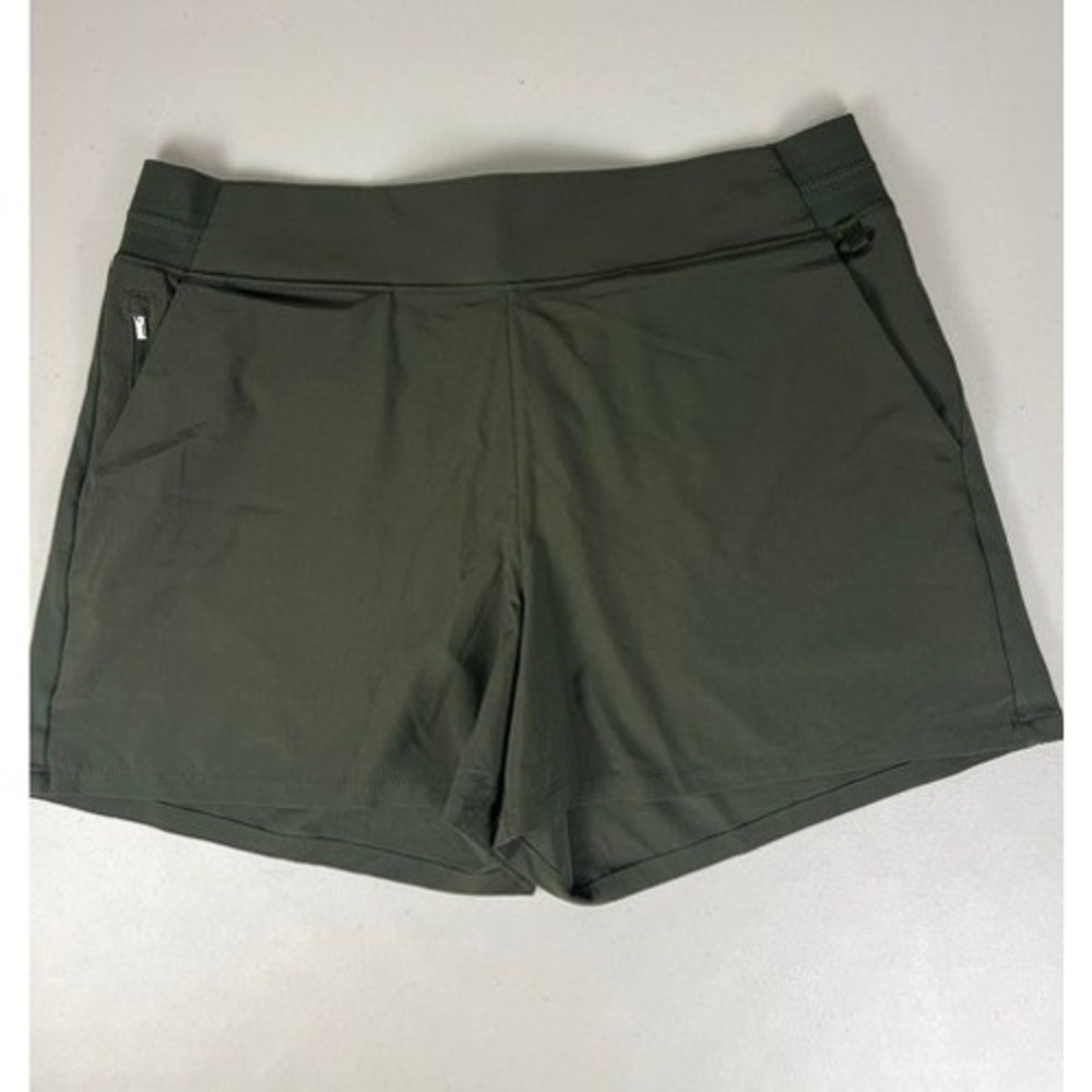 Athleta Trekkie North Short Olive Green Hiking Activewear Womens 16 - Picture 11 of 12